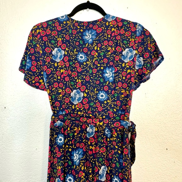 Zesica Floral Boho Wrap Dress - Picture 7 of 7